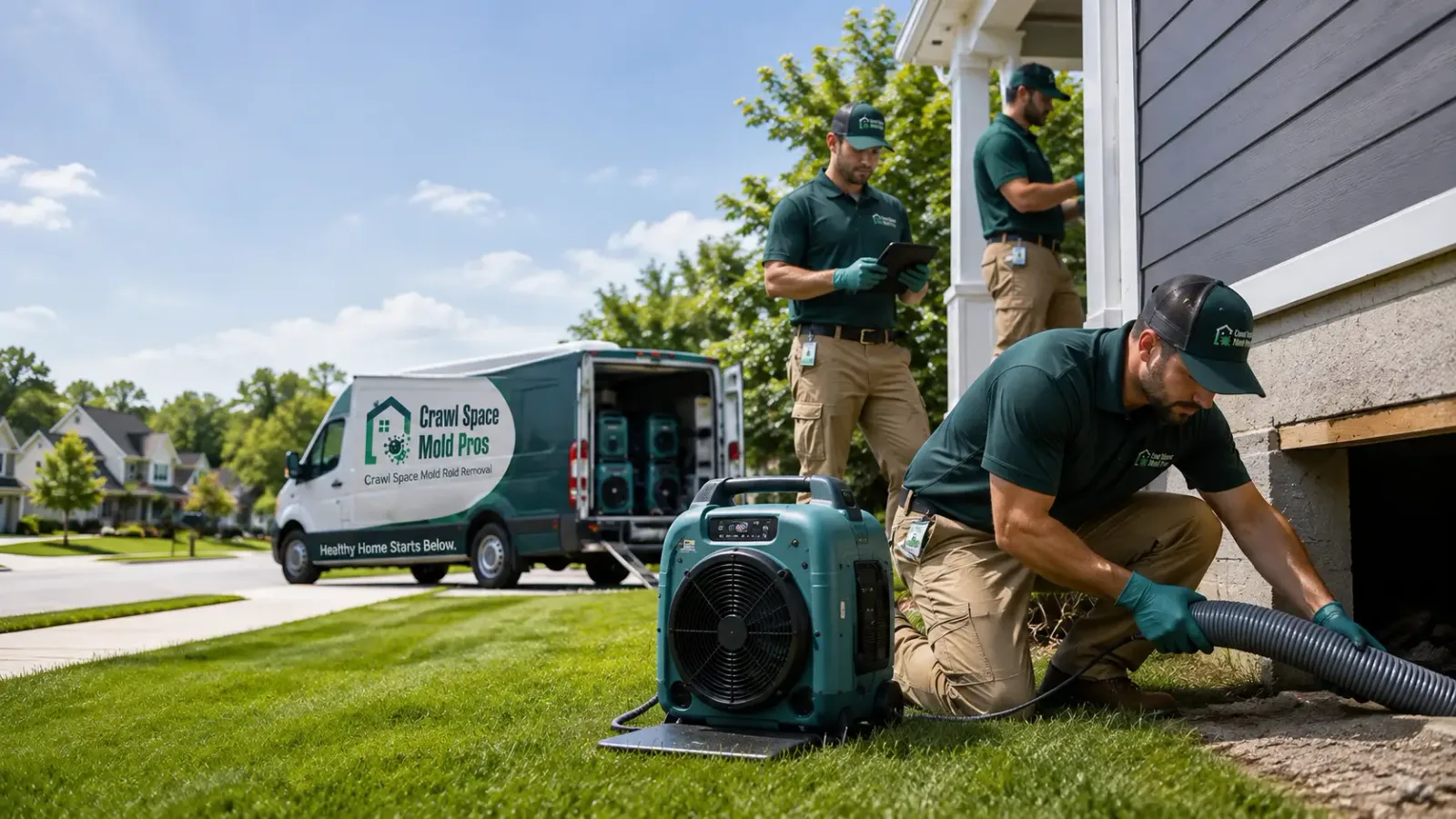 Crawl Space Mold Removal in Bellevue, TX